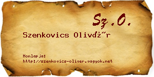 Szenkovics Olivér névjegykártya